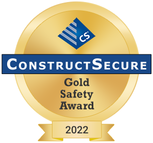 ConstructSecure Gold Safety Award